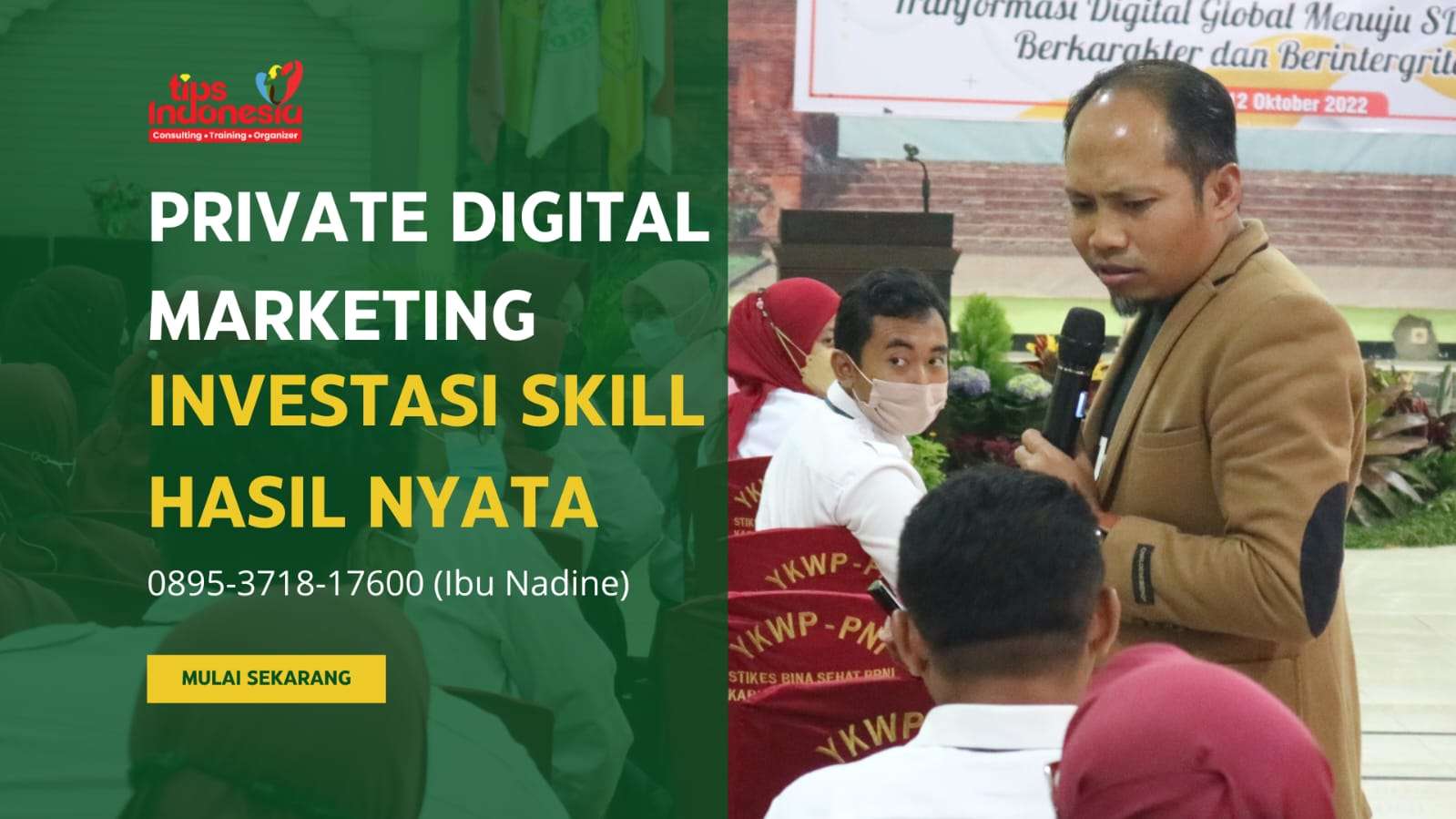 PRIVATE DIGITAL MARKETING INVESTASI SKILL HASIL NYATA | TIPS INDONESIA | 0895-3718-17600