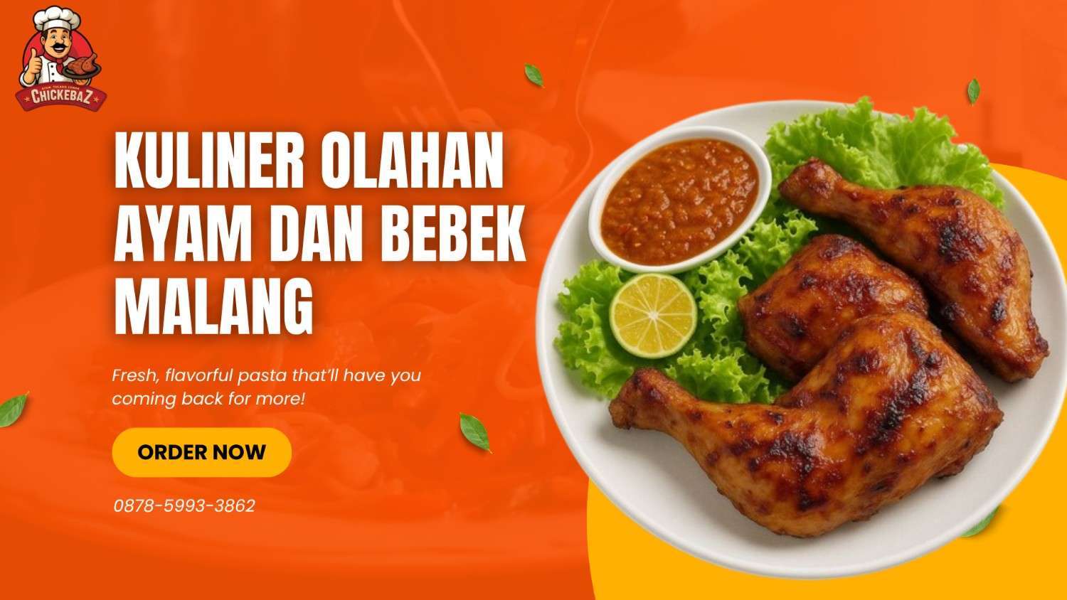 KULINER OLAHAN AYAM DAN BEBEK MALANG | CHICKEBAZ | 0878-5993-3862