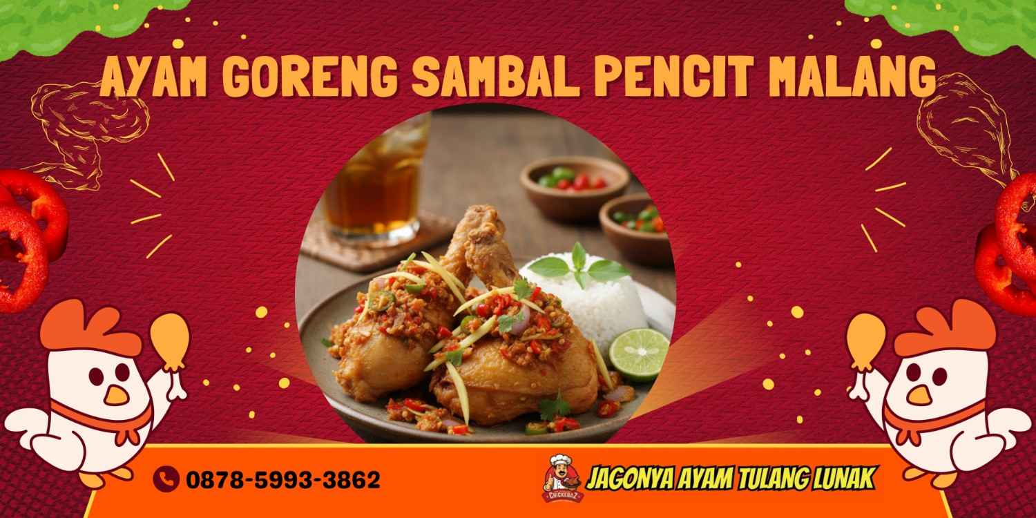 AYAM GORENG SAMBAL PENCIT MALANG | CHICKEBAZ | 0878-5993-3862