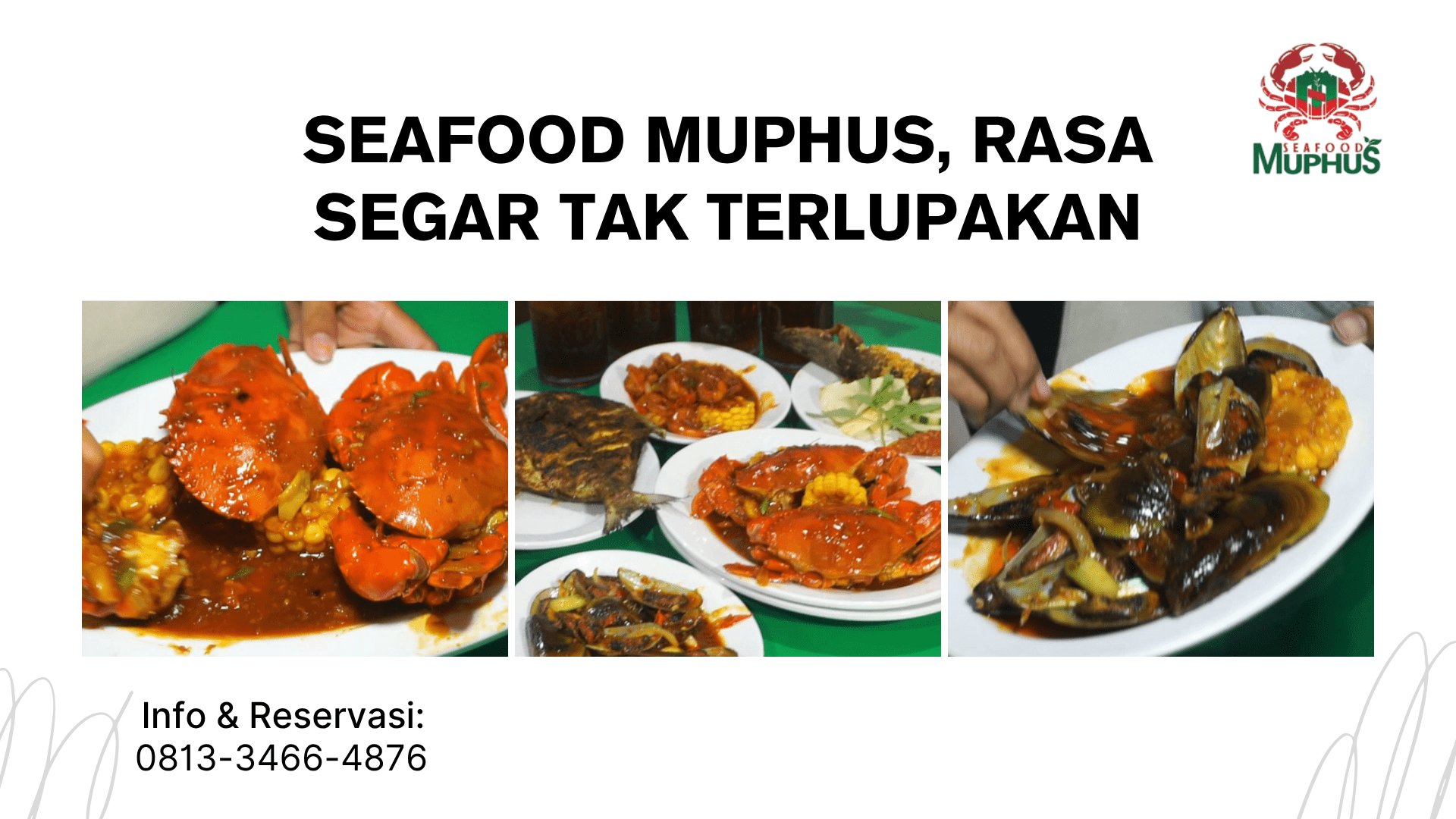 SEAFOOD MUPHUS, RASA SEGAR TAK TERLUPAKAN | SEAFOOD MUPHUS | 0813-3466-4876