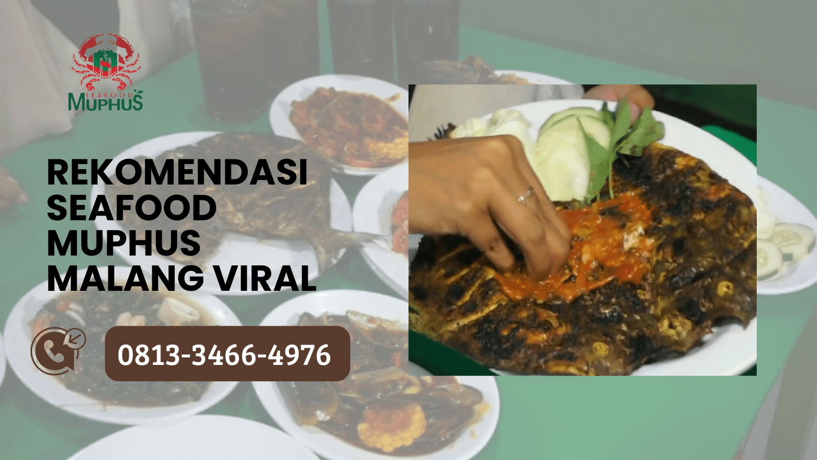 REKOMENDASI SEAFOOD MUPHUS MALANG VIRAL | SEAFOOD MUPHUS | 0813-3466-4976