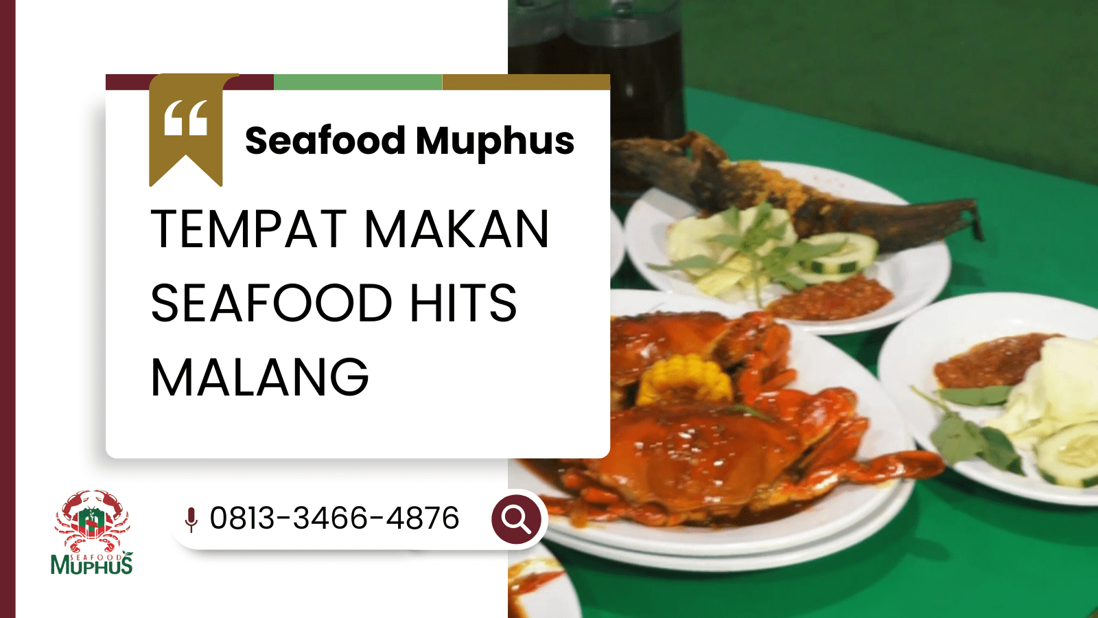 TEMPAT MAKAN SEAFOOD HITS MALANG | SEAFOOD MUPHUS | 0813-3466-4876